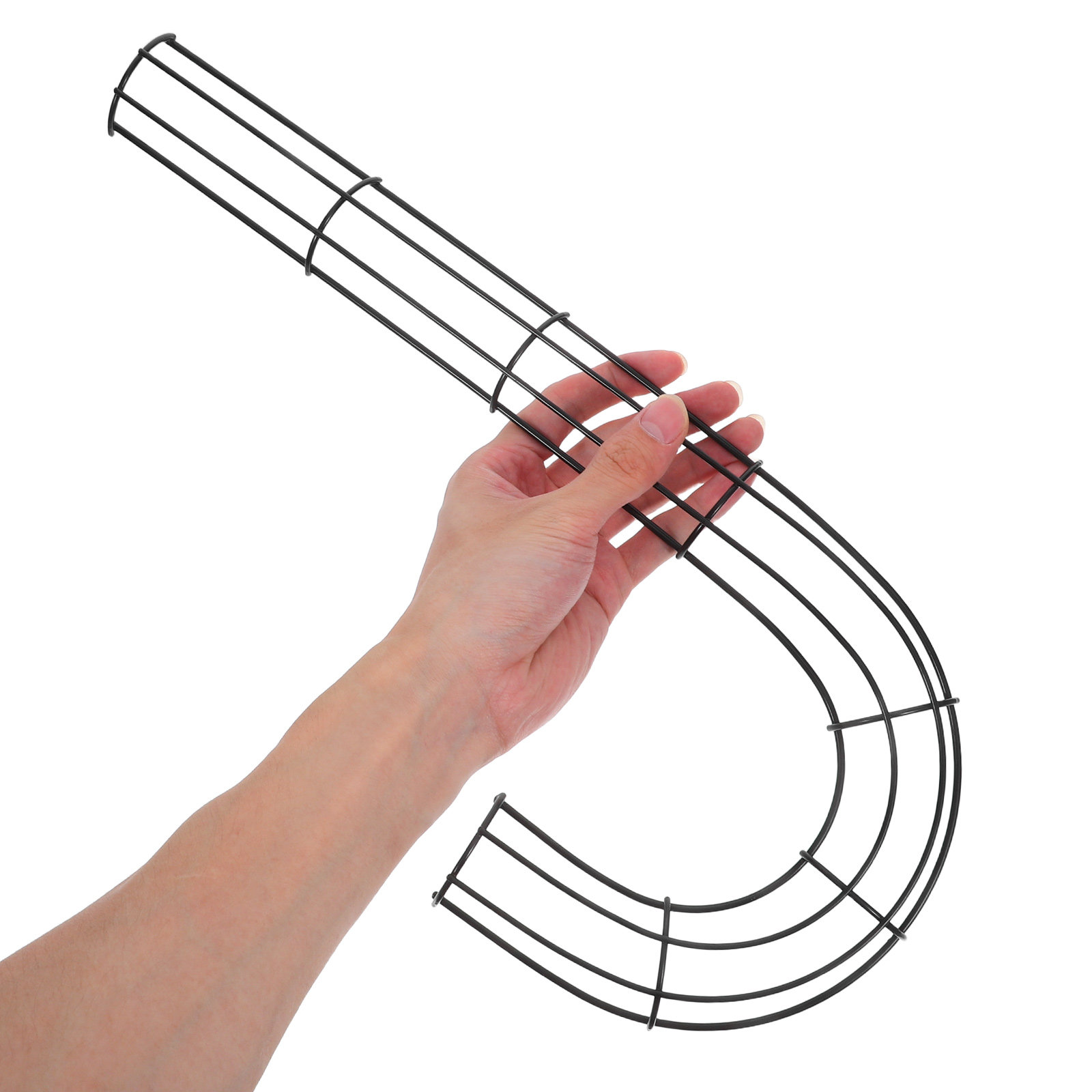 Wreath Form Wire - 2 Adet Noel J Şeklinde Çelenk