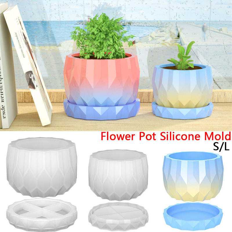 Florist Supply Vases - 1 takım Silikon Ekici Kalıpları Beton
