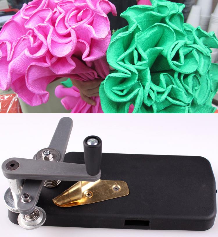 Florist Supply Paper - Ince dişler çiçekler kağıt makinesi, Dalga