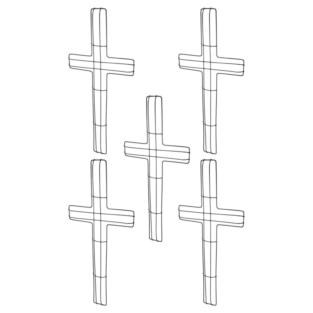 Wreath Form Wire - 5 adet çiçek çelenk demir çerçeveler