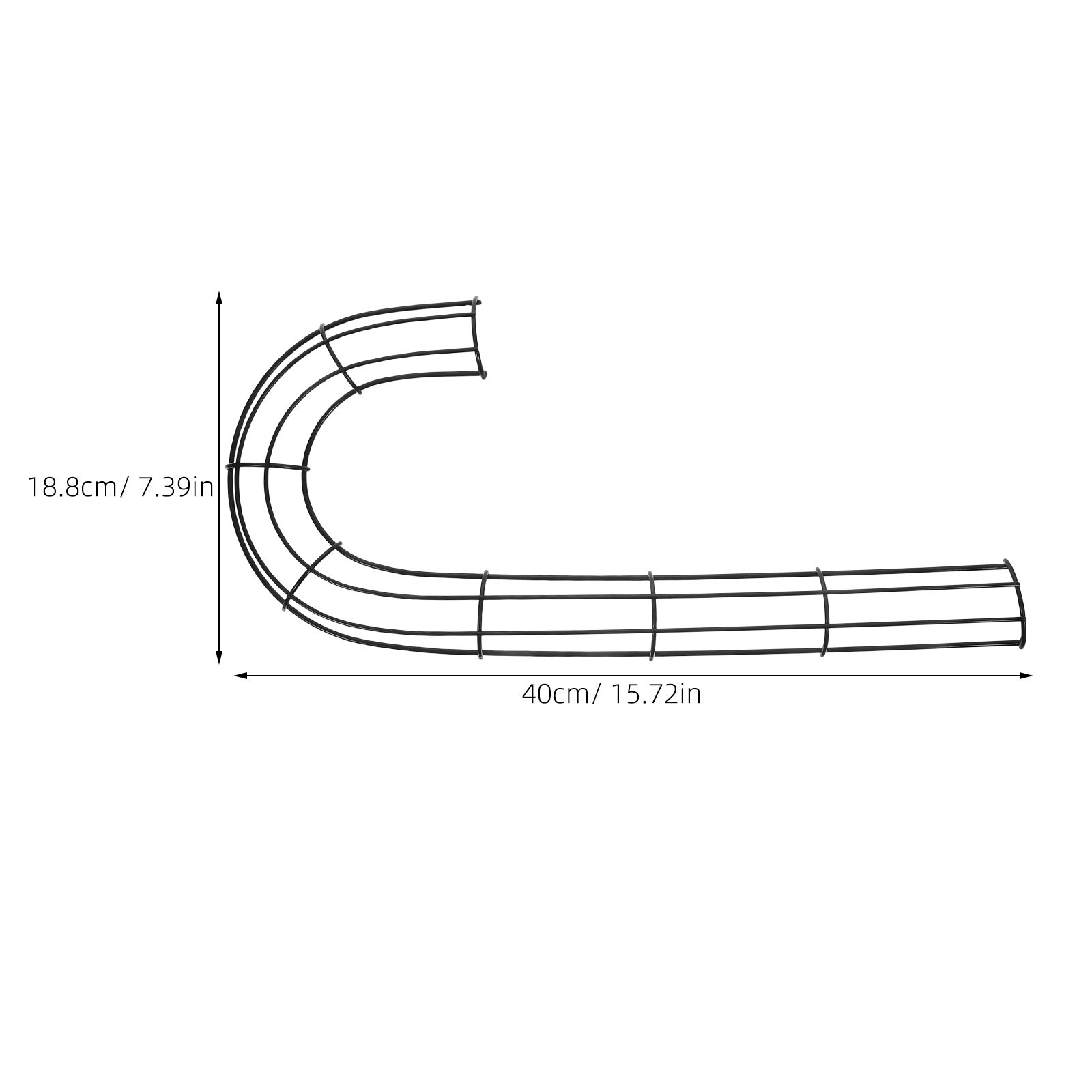 2 Adet Noel J Şeklinde Çelenk  - Wreath Form Wire incelemesi ve fiyatı