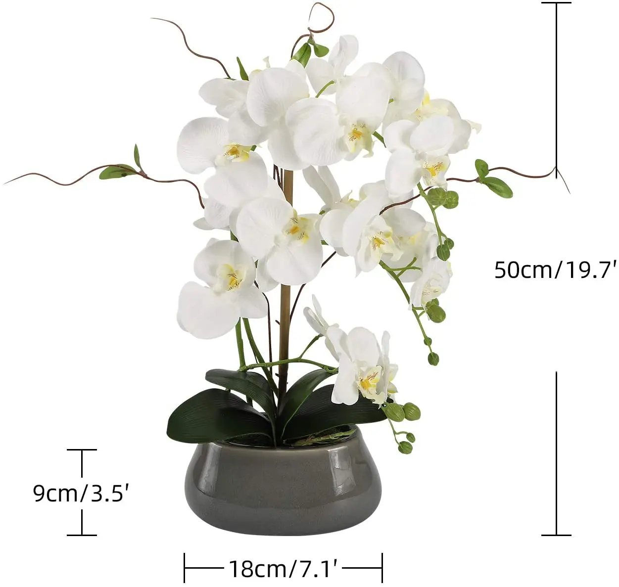 Vazo ipek sahte bitkiler düzen - Florist Supply Vases incelemesi ve fiyatı