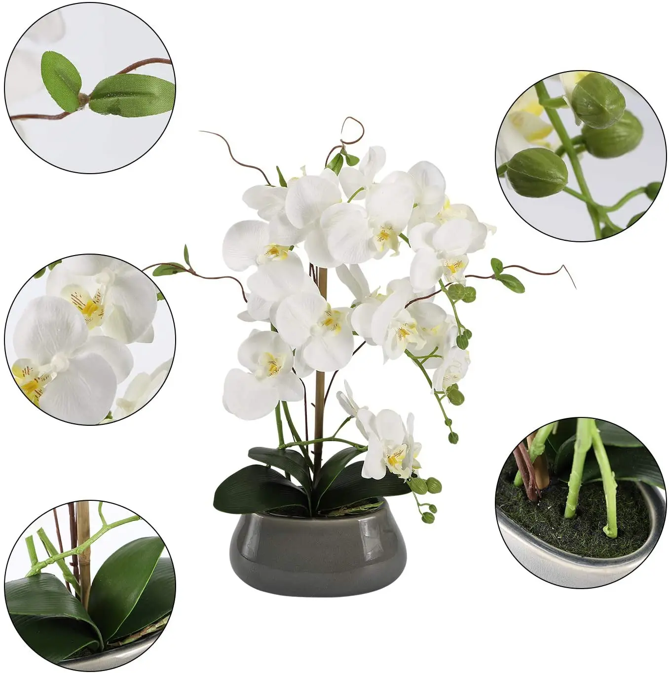 Vazo ipek sahte bitkiler düzen - Florist Supply Vases incelemesi ve fiyatı