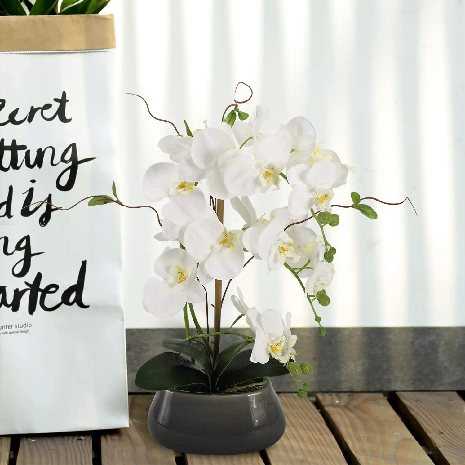 Vazo ipek sahte bitkiler düzen - Florist Supply Vases incelemesi ve fiyatı