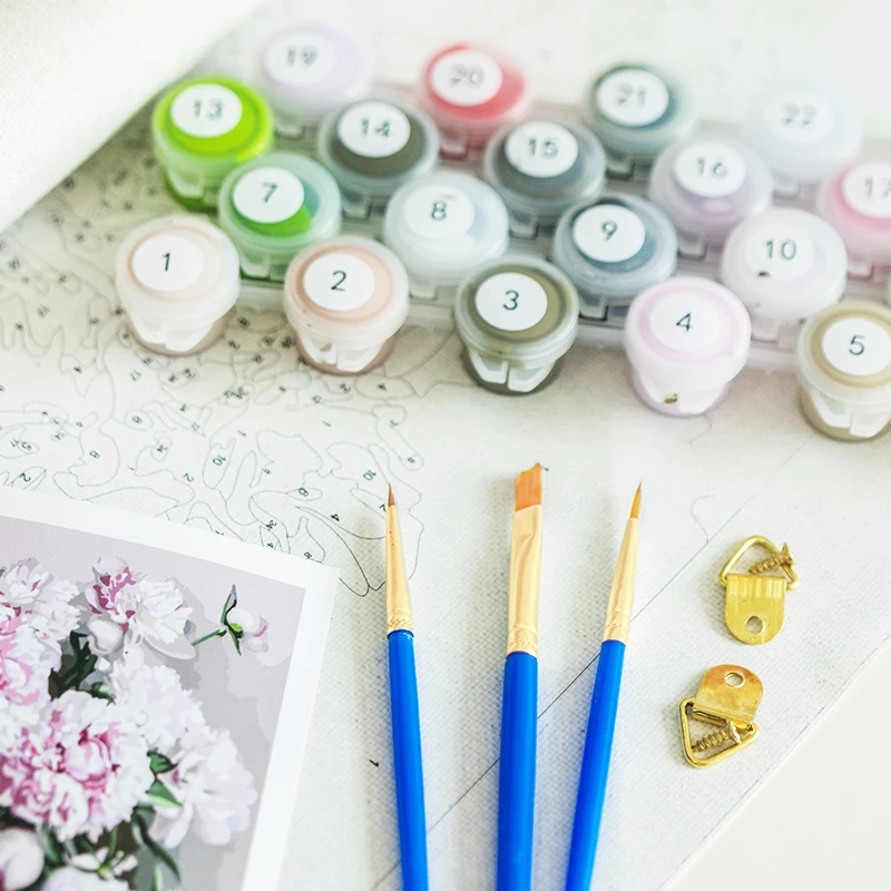 GATYZTORY DIY Boyama By Number - Florist Supply Vases incelemesi ve fiyatı